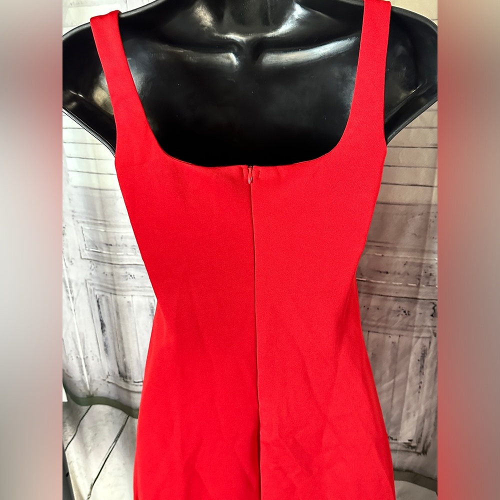 Red mini dress - Picture 6 of 8